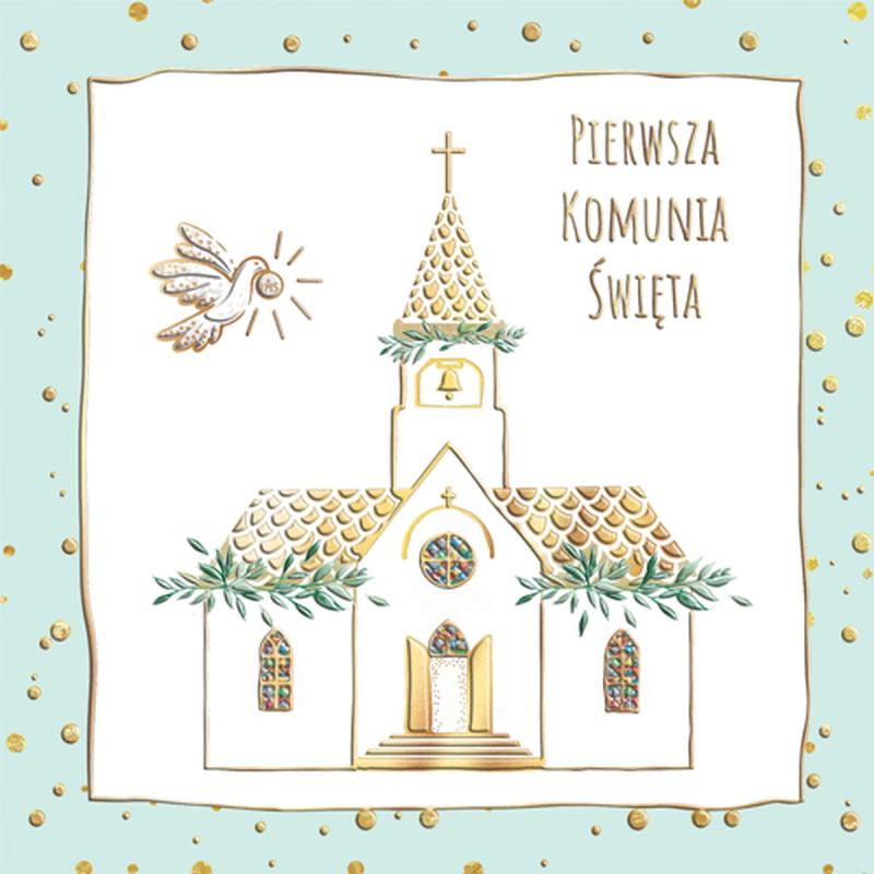 KARNET KWADRAT KOMUNIA KOŚCIÓŁ MIĘTOWY