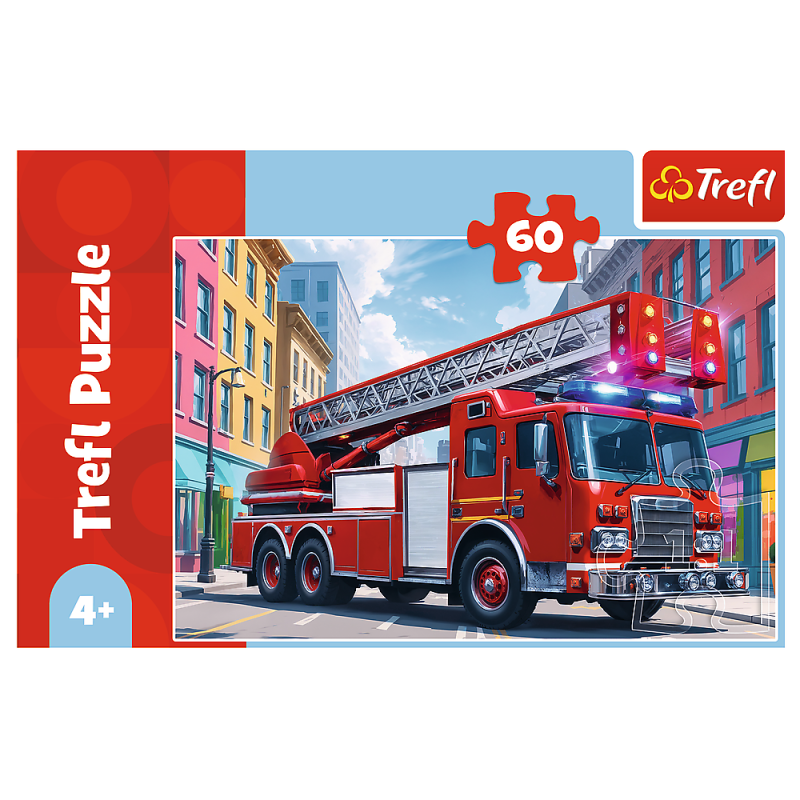 PUZZLE 60 TREFL WÓZ STRAŻACKI