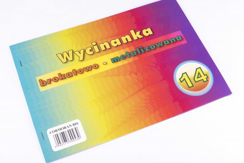 WYCINANKA SAMOP. A4 BROKATOWO-METALIZOWANA 14