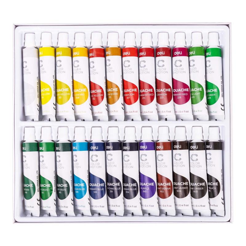 FARBY 24 GWASZOWE 12ML DELI