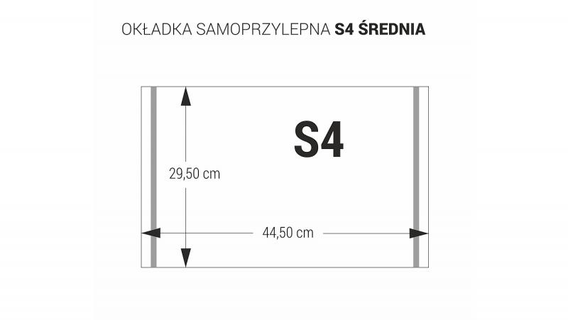 OKŁADKA S4 - ŚREDNIA PODRUK SAMOPRZYLEPNA A'25