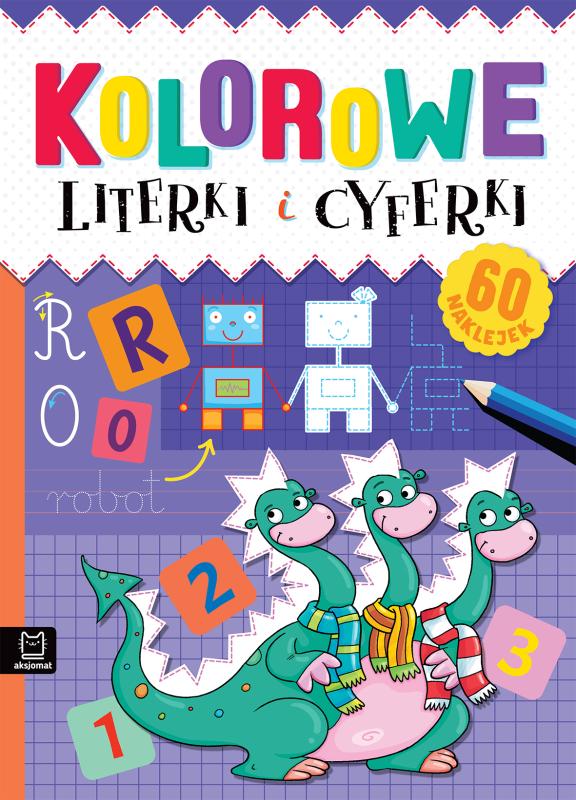 KSIĄŻECZKA KOLOROWE LITERKI I CYFERKI