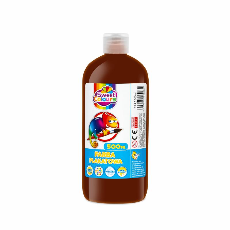 FARBA PLAKATOWA OTOCKI 500ML BRĄZ