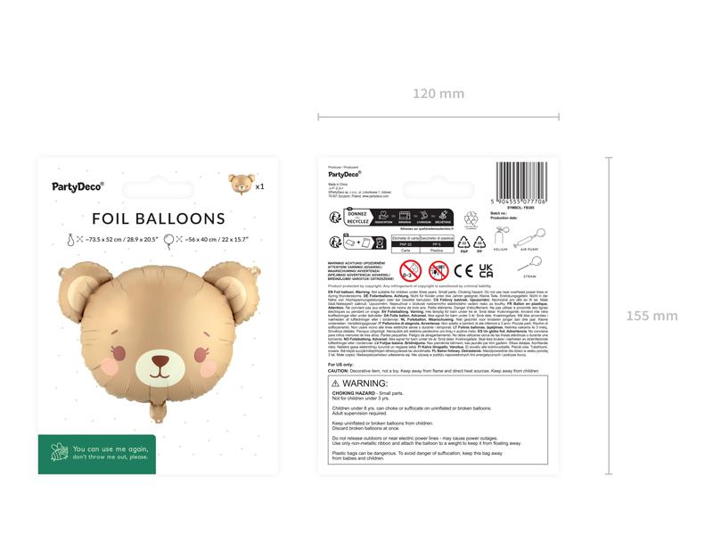 BALON FOLIOWY MIS 56X40CM MIX