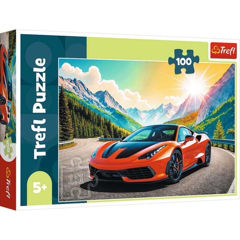 PUZZLE 100 TREFL WYŚCIG Z CZASEM