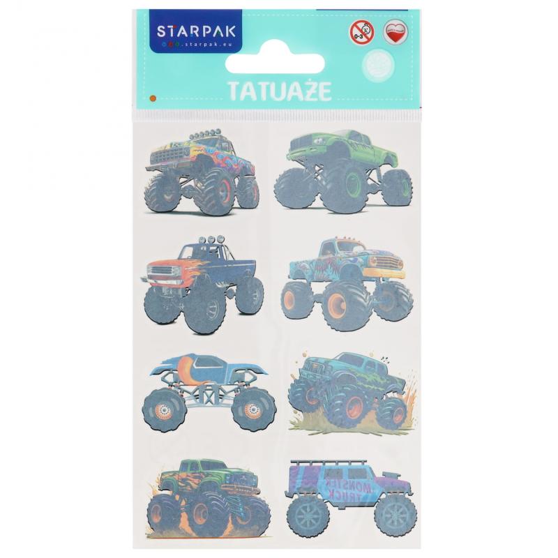 TATUAŻ NA PRZEDMIOT MONSTER TRUCK 100X190 S-BOO PBH 1