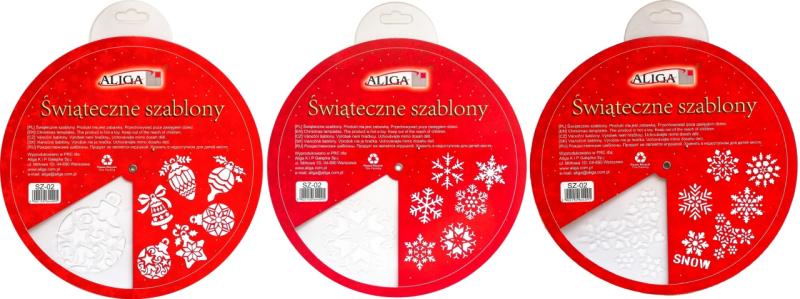 SZABLONY ŚWIĄTECZNE DO DEKORACJI OKIEN SZ-02 #ŚWIĘTA