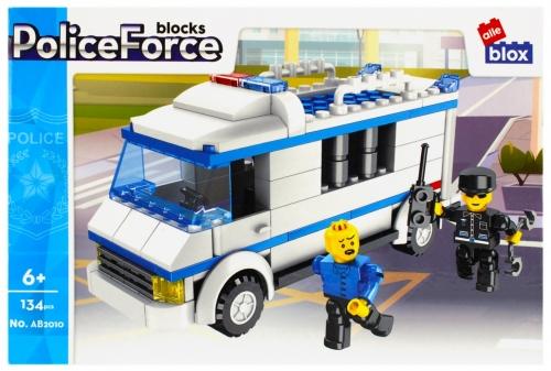KLOCKI KONSTRUKTOR ALLEBLOX POLICJA 134EL 29X19X5 72