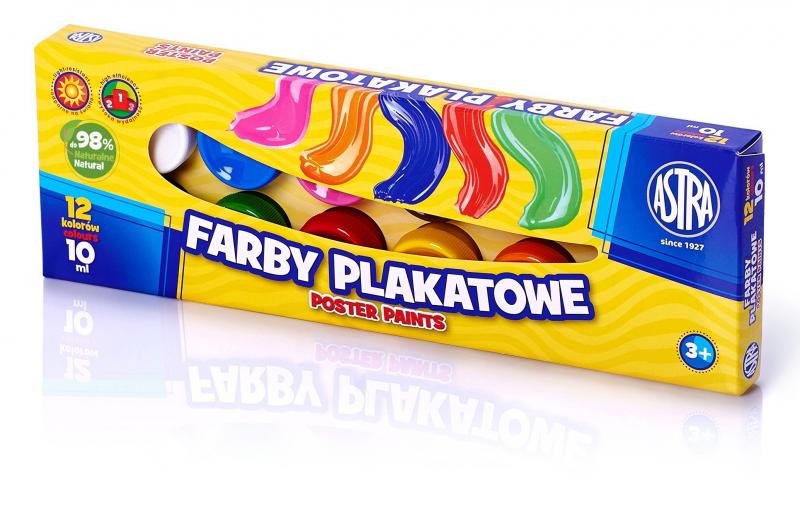 FARBY PLAKATOWE 12/10ML ASTRA