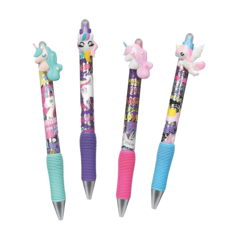 DŁUGOPIS WYMAZYWALNY AUTOMATYCZNY RAINBOW UNICORNS A36 COLORINO