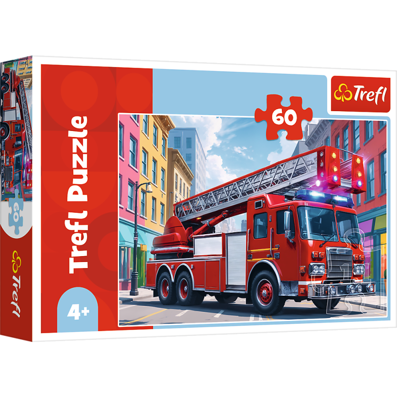 PUZZLE 60 TREFL WÓZ STRAŻACKI
