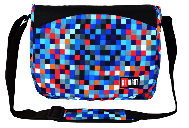 TORBA NA RAMIĘ STRIGHT SB-01 PIXELMANIA BLUE