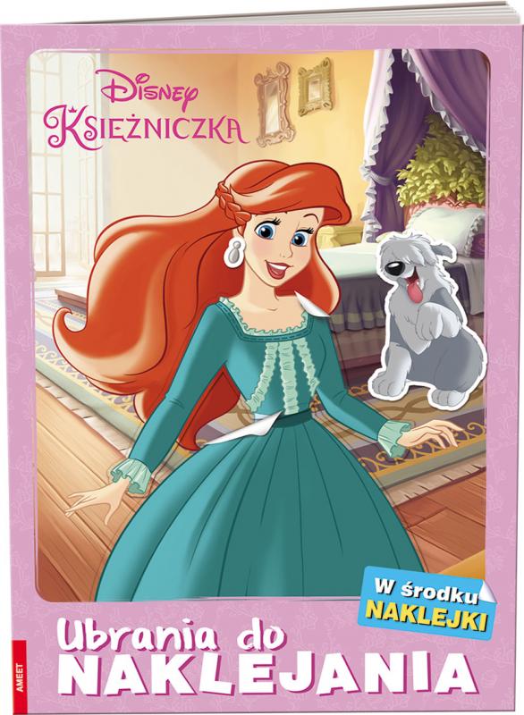 KSIĄŻECZKA DISNEY KSIĘŻNICZKA.UBRANIA DO NAKLEJANIA