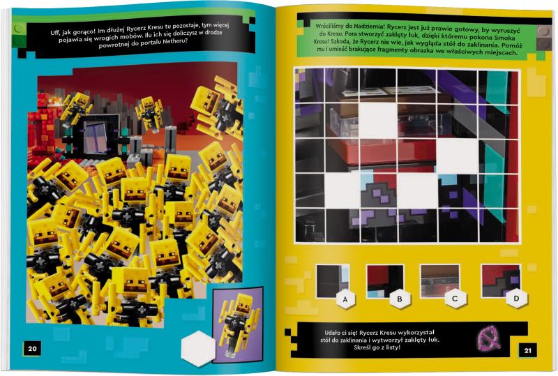 KSIĄŻECZKA LEGO MINECRAFT. PRZYGODA W KRESIE