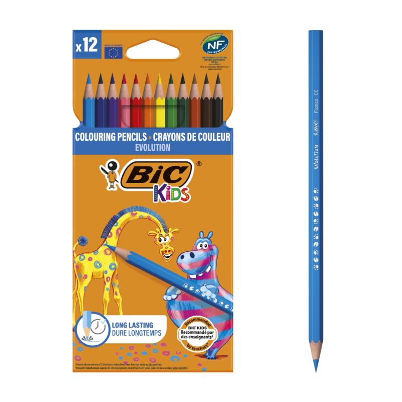 KREDKI 12 BIC KIDS EVOLUTION