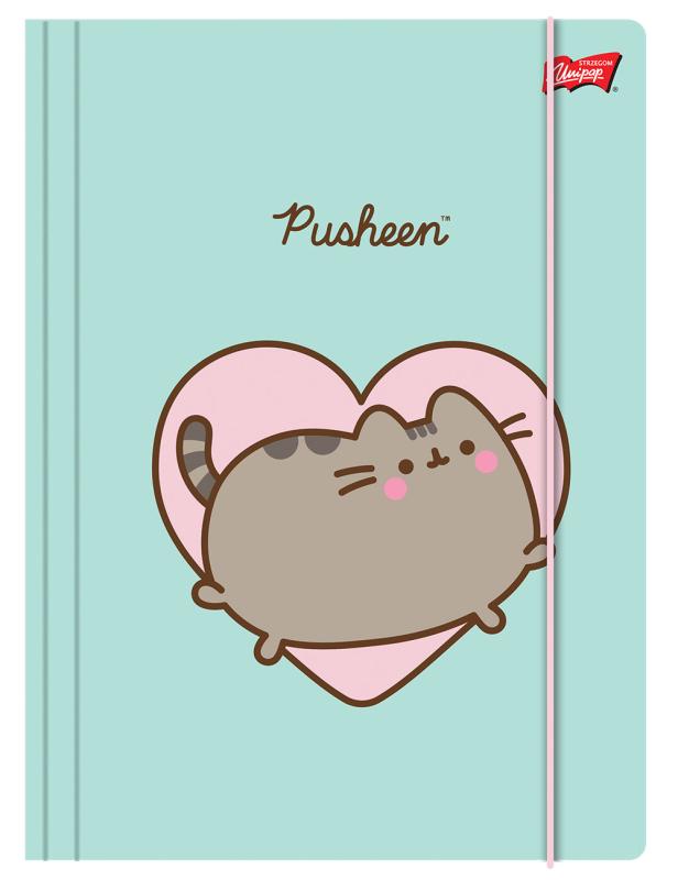 TECZKA Z GUMKĄ A4 300G PUSHEEN