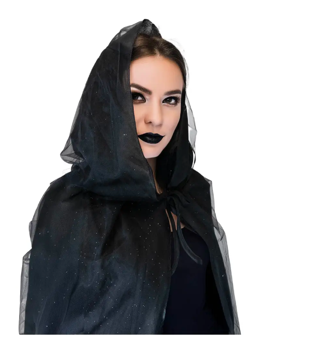 PELERYNA Z KAPTUREM HALLOWEEN
