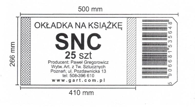OKŁADKA SNC GREGOROWICZ WYS.26,6 A/25