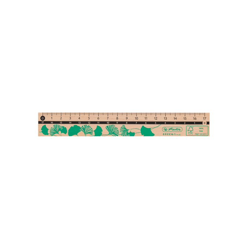 LINIJKA DREWNIANA 17CM GREENLINE FSC RM