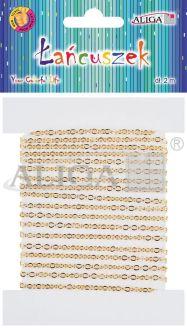 ŁAŃCUSZEK ZWB-3599 W KOLORZE ZŁOTYM 2,5MM DŁ. 2M