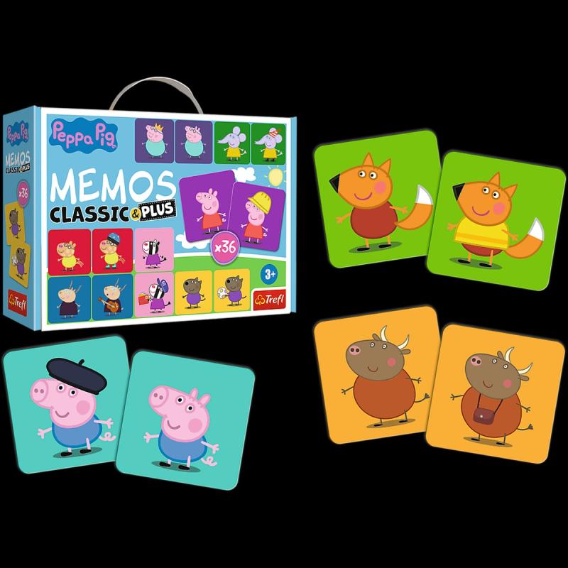 GRA TREFL MEMOS CLASSIC&PLUS ŚWINKA PEPPA