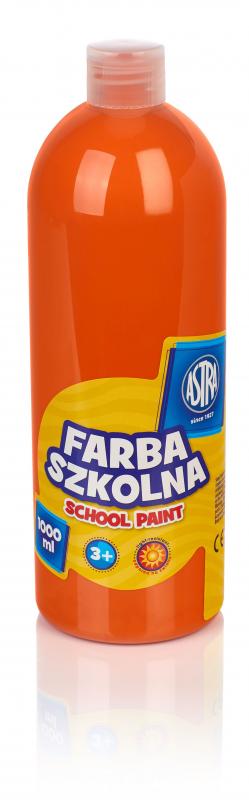 FARBA SZKOLNA ASTRA 1000ML POMARAŃCZOWA