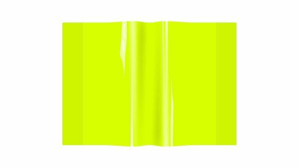 OKŁADKA A4 ZESZYTOWA PVC NEON ŻÓŁTA A10