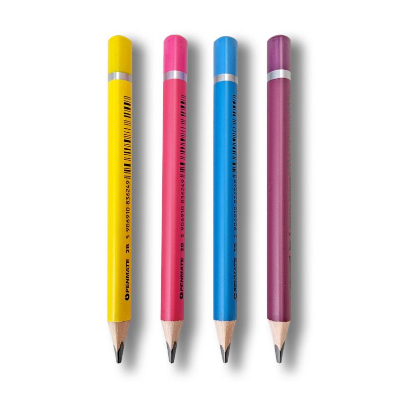OŁÓWEK TRÓJKĄTNY JUMBO 2B 130MM DISPLAY 50SZT. PENMATE