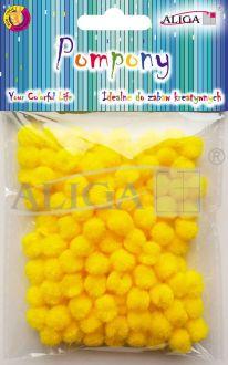 POMPONY POM-306 ŻÓŁTE 1CM A120