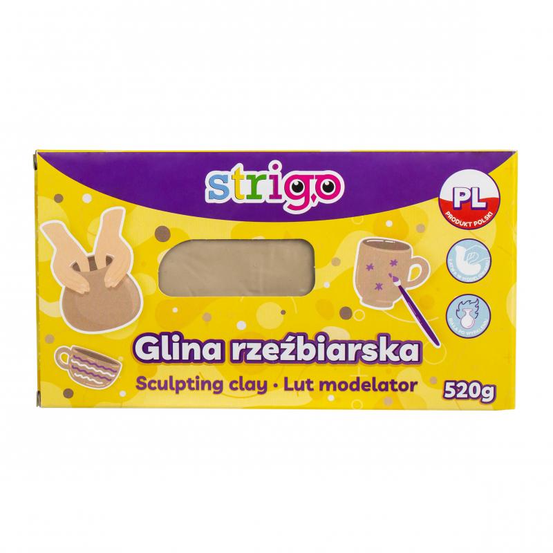 GLINA RZEŹBIARSKA NATURALNA 520G STRIGO