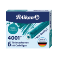 NABOJE KRÓTKIE PELIKAN TP 6 SZT TURKUSOWY