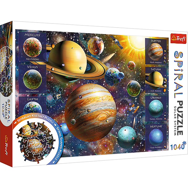 PUZZLE 1040 TREFL SPIRAL PUZZLE UKŁAD SŁONECZNY