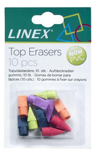 GUMKI NA OŁÓWEK LINEX OP 10SZT