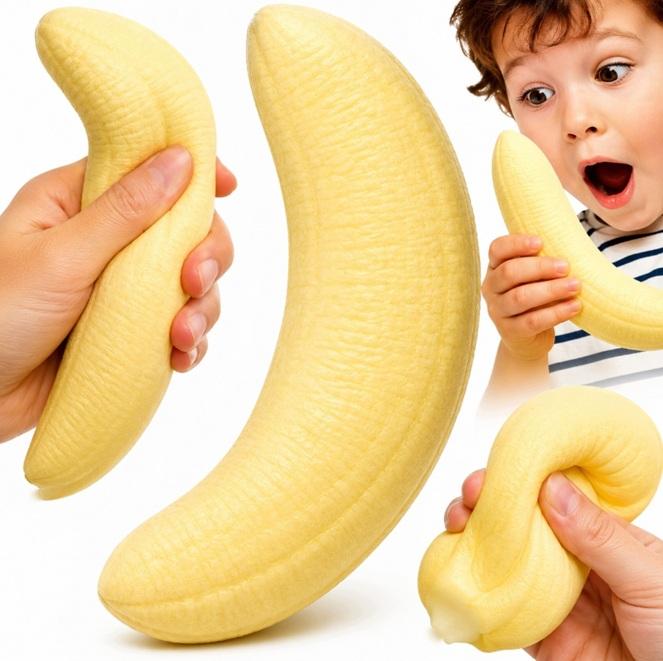 GNIOTEK BANAN SQUISHY BEZ SKÓRKI 16X4