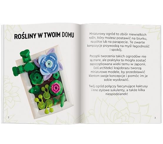 MINIATUROWY PUSTYNNY OGRÓD BOTANICALS LEGO + KSIĄŻECZKA