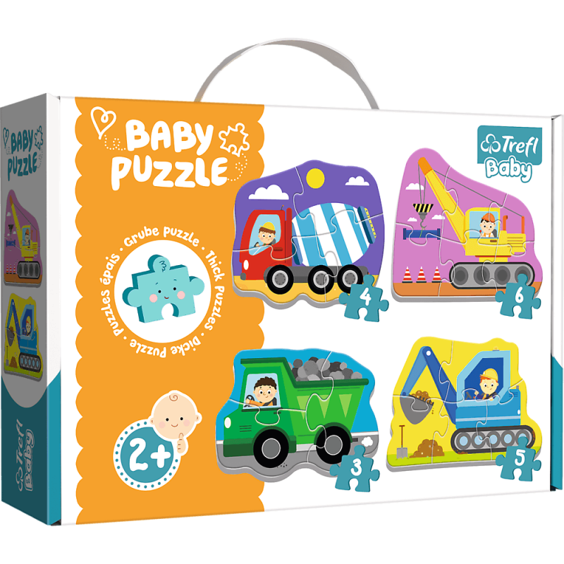 PUZZLE BABY CLASSIC POJAZDY NA BUDOWIE