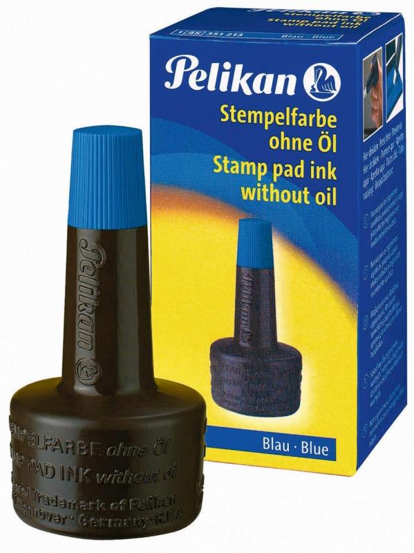 TUSZ DO STEMP.PELIKAN 28ML NIEBIESKI