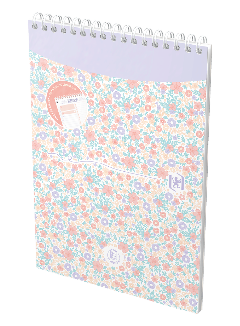 PLANER A5/70 DZIENNY OXFORD FLORAL 2SPI