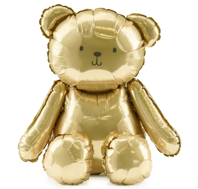 BALON FOLIOWY MIŚ 43X53CM ZŁOTY