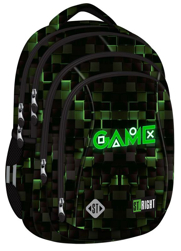 PLECAK 4-KOMOROWY GREEN GAME STRIGHT BP-04