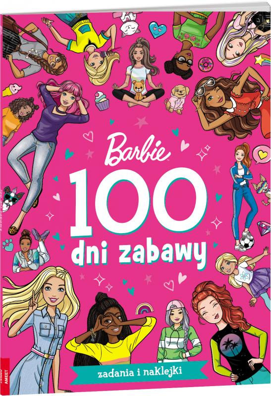 KSIĄŻECZKA MATTEL BARBIE.100 DNI ZABAWY