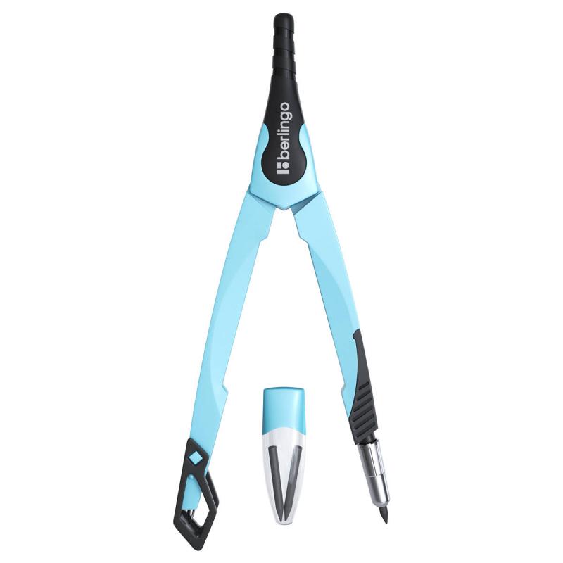 CYRKIEL BERLINGO METALOWY NA GRAFITY INSTICT 13,5CM 2 ELEMENTY NIEBIESKI ETUI PLASTIKOWE
