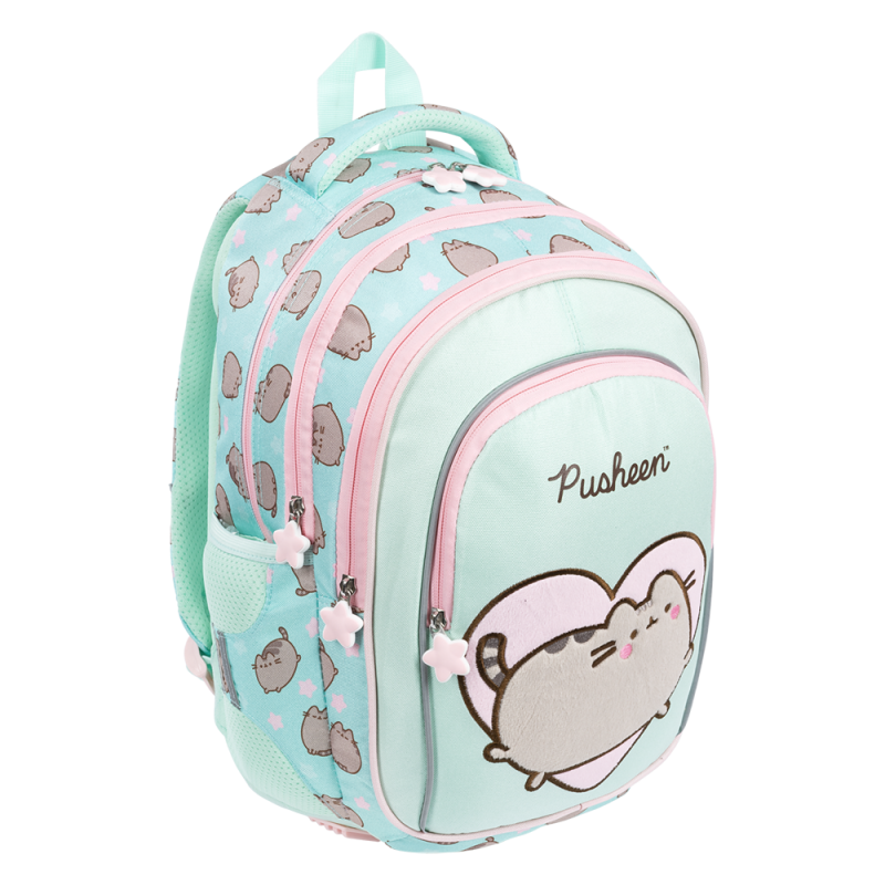 PLECAK 4-KOMOROWY BPL-58 PUSHEEN MINT