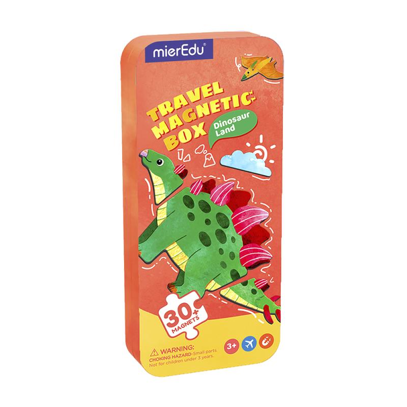 PUZZLE MAGNETYCZNE PODRÓŻNE - KRAINA DINOZAURÓW