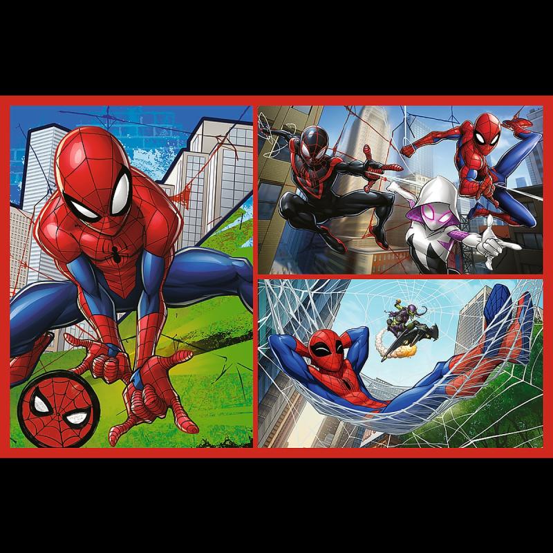 PUZZLE 2X70 TREFL PAJĘCZE HISTORIE-SPIDERMAN
