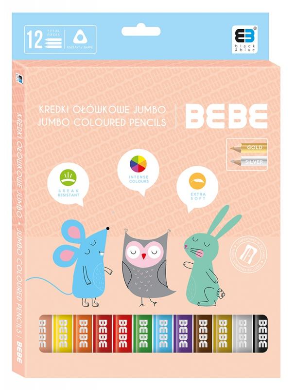 KREDKI OŁ.TR.JUMBO 12KOL BB KIDS PAS