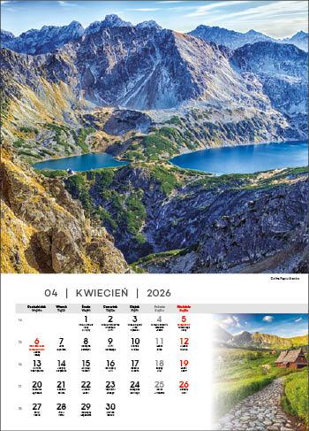 KALENDARZ WIELOPLANSZOWY TATRY JOTAN STANDARD