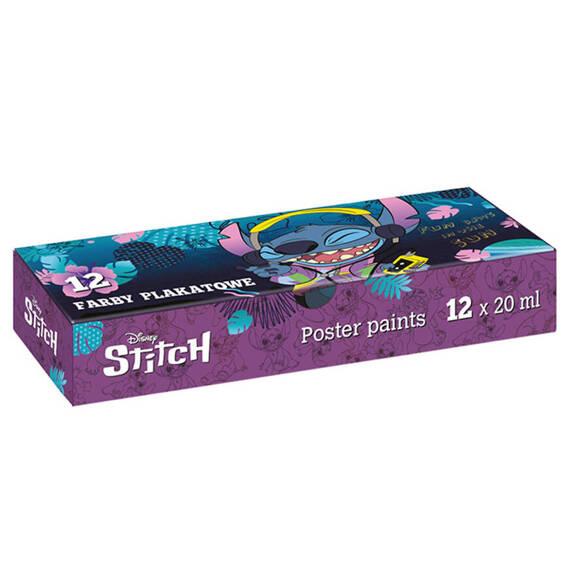 FARBY PLAKATOWE 20 ML 12 KOL. - DISNEY CORE - STITCH /6/