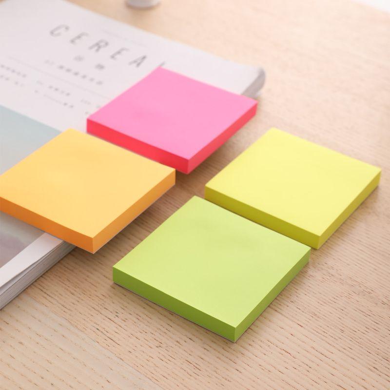 NOTES SAMOPRZYLEPNY 76X76MM 100 KARTEK NEON MIX KOLORÓW DELI