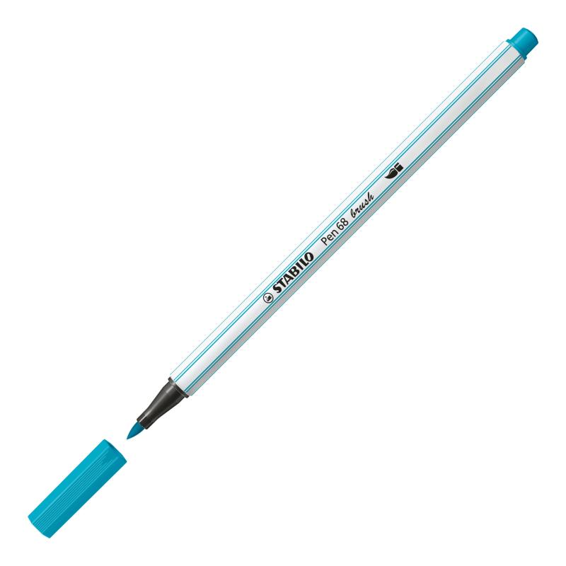 PISAKI STABILO 68 BRUSH JASNOBŁĘKITNY